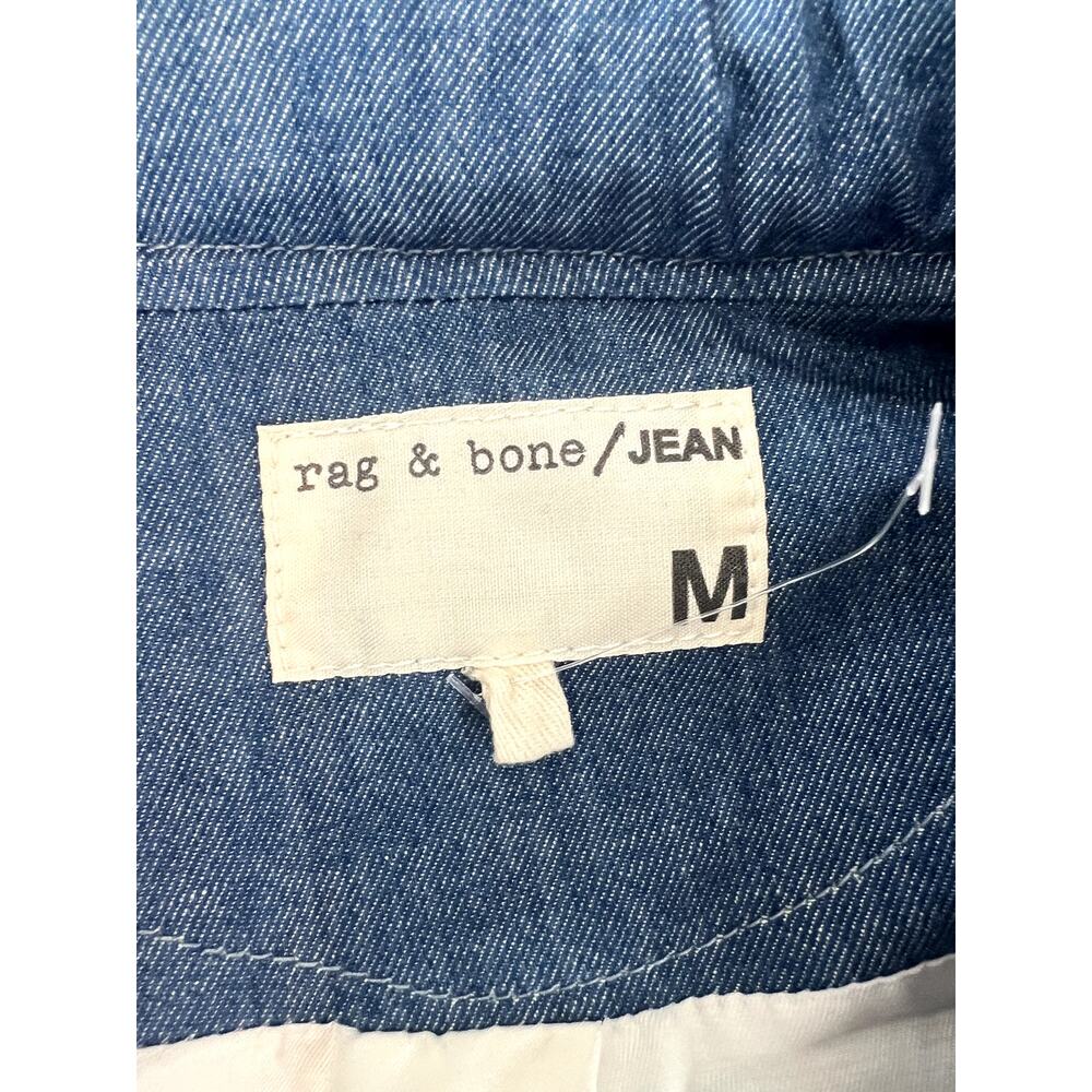 Rag & Bone Chambray Denim Utility Style Jacket M - image 2